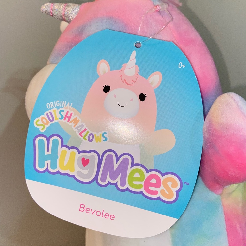12” Squishmallows Hugmees Bevalee the Unicorn - Picture 2 of 4